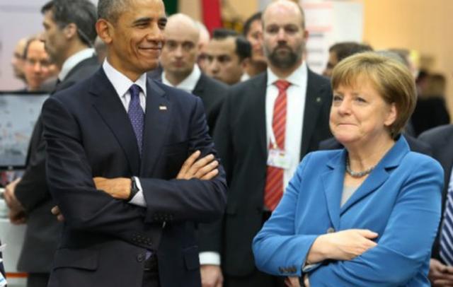 Thủ tướng Đức tiếp  cựu Tổng thống Obama trước khi gặp Tổng thống Trump trong lần đầu tới châu Âu - 0