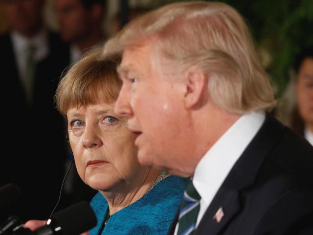 Thủ tướng Đức tiếp  cựu Tổng thống Obama trước khi gặp Tổng thống Trump trong lần đầu tới châu Âu - 1