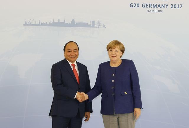 Thủ tướng Nguyễn Xuân Phúc hội đàm với Thủ tướng Đức Merkel - 0