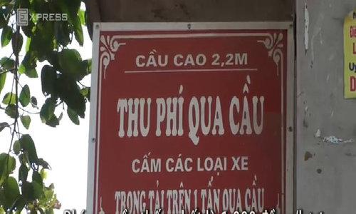Người dân tự góp tiền xây cầu, lập trạm thu phí - 0