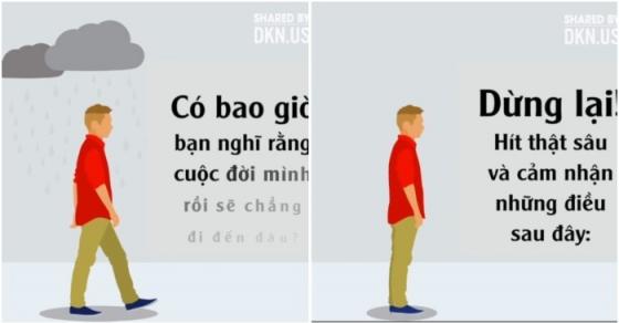 Đã bao giờ bạn nghĩ cuộc đời mình chẳng đi đến đâu? Hãy hít thật sâu và cùng chiêm nghiệm