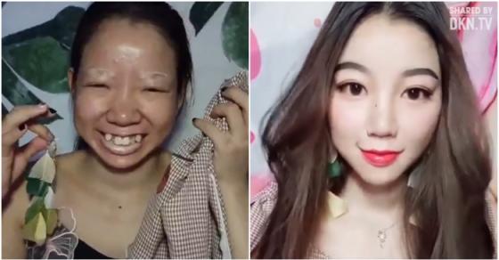 Cô gái ‘vịt hóa thiên nga’ với màn make up đỉnh cao, dụi mắt mấy lần vẫn không tin đây là cùng 1 người