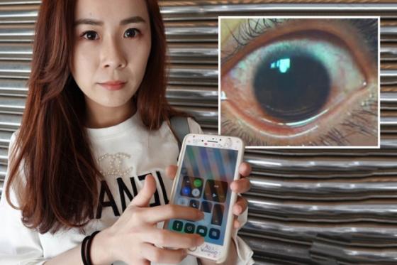 132 1 Co Gai Thung 500 Lo O Giac Mac Do Dung Dien Thoai Man Hinh Qua Sang