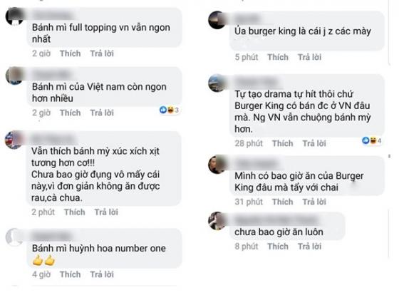 132 5 Dan Mang Tuc Gian Danh 1 Sao Burger King Khen Banh Mi Pa Te Viet Nam La Nhat