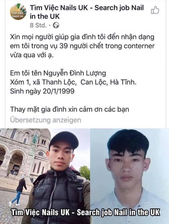 132 4 It Nhat 6 Trong So 39 Thi The Trong Xe Tai O Anh Co The La Nguoi Viet