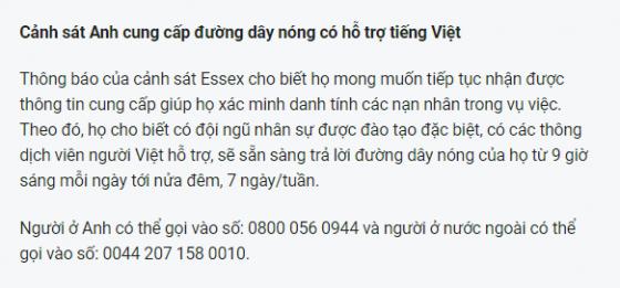 132 2 Canh Sat Anh Noi 39 Thi The Deu La Nguoi Viet Chua Cong Bo Danh Tinh