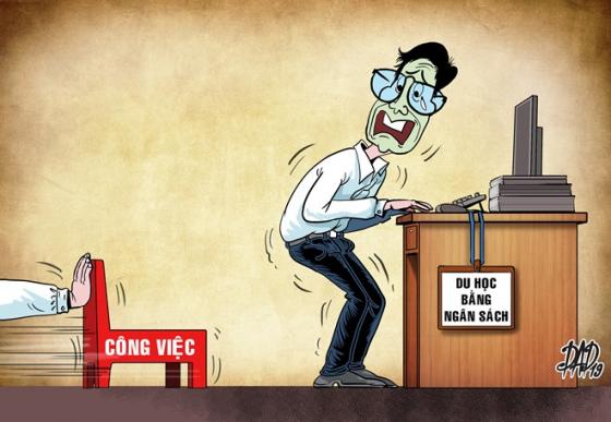 Đi học nước ngoài bằng ngân sách về làm… chân sai vặt