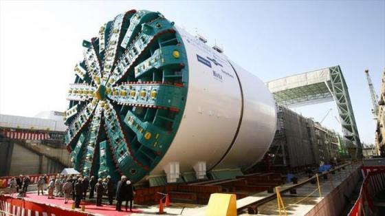 132 1 May Dao Ham Tbm Cua Duc Sekhoan Duong Ham Hon 45km Tuyen Metro Nhon Ga Ha Noi