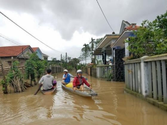 132 10 Ho Thuy Loi Thuy Dien Xa Nuoc Nhieu Noi O Hue Ngap Nang Du Troi Khong Mua