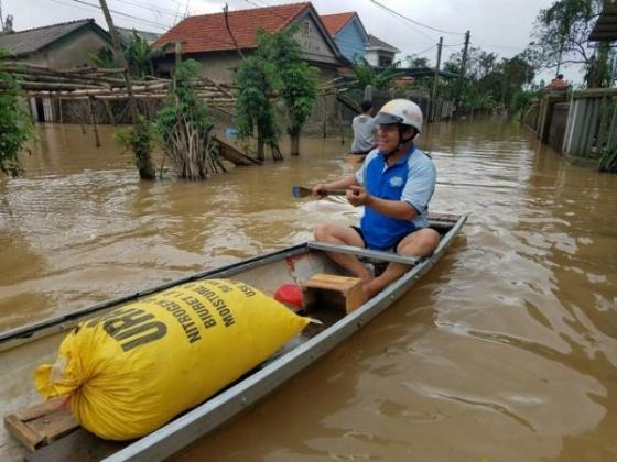 132 9 Ho Thuy Loi Thuy Dien Xa Nuoc Nhieu Noi O Hue Ngap Nang Du Troi Khong Mua