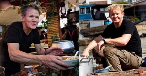 Đến Việt Nam ăn thử các món truyền thống, bếp trưởng Gordon Ramsay phải thốt lên rằng: “Nếu ở Việt Nam, tôi chỉ là một đầu bếp tồi”