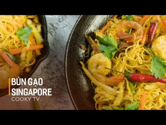 Cách chế biến bún gạo xào Singapore đơn giản cực ngon