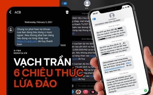 Vạch trần 6 chiêu trò lừa đảo tinh vi chiếm đoạt tiền trong tài khoản ngân hàng, người dùng cần hết sức cảnh giác