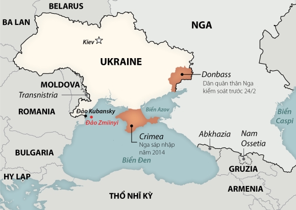2 Ukraine Tuyen Bo Gay Ton That Dang Ke Cho Quan Nga Tren Dao Tien Tieu