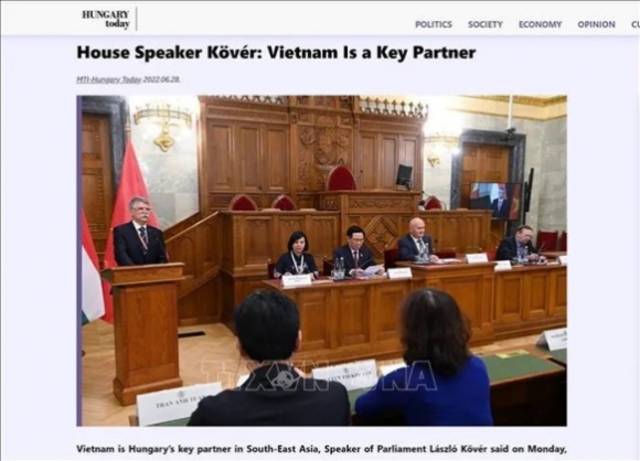 1 Truyen Thong Hungary Dua Tin Dam Net Ve Chuyen Tham Cua Chu Tich Quoc Hoi Vuong Dinh Hue