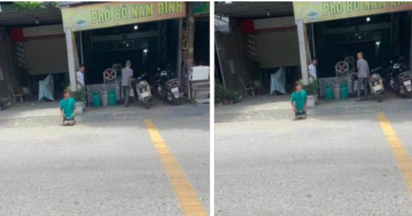 1 Vu Be Gai Quy Goi Giua Trua Nang O Hai Duong Bo Phat Con Vi Khong Nghe Loi
