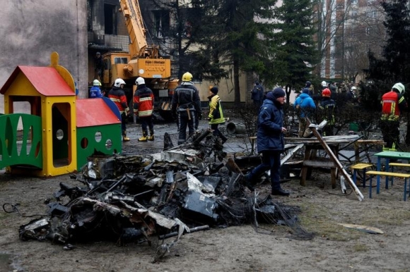Ba giả thuyết về vụ rơi trực thăng khiến Bộ trưởng Ukraine thiệt mạng