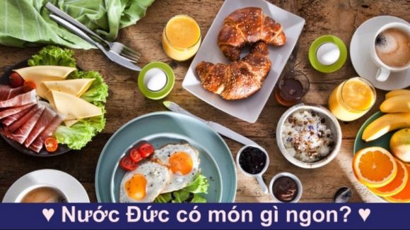 Ẩm thực quen mà lạ, ngon đã đời khi đến Đức