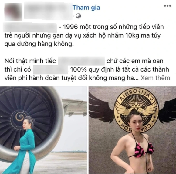 1 Tiep Vien Bi Gan Ghep Hinh Anh Vu Xach Ma Tuy Vietnam Airlines Noi Gi