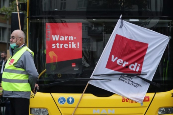 Giao thông công cộng Đức tê liệt vì lao động đình công