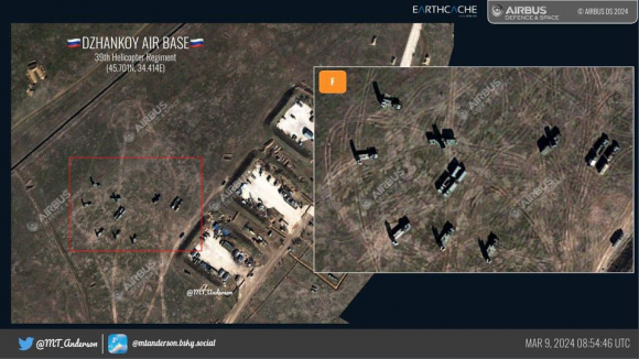Hình ảnh hàng loạt máy bay ở căn cứ không quân của Nga bị Ukraine phá hủy