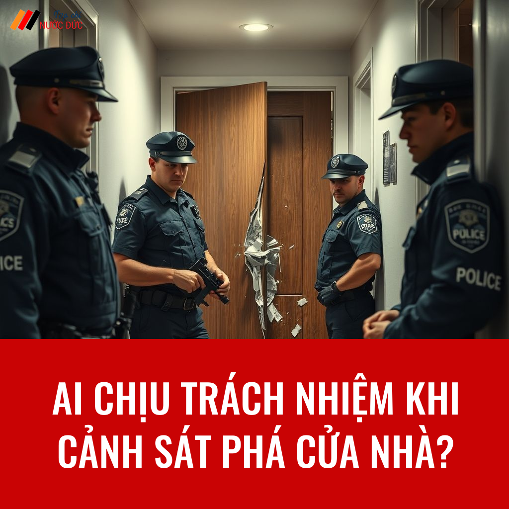 Ai chịu trách nhiệm khi cảnh sát phá cửa nhà?