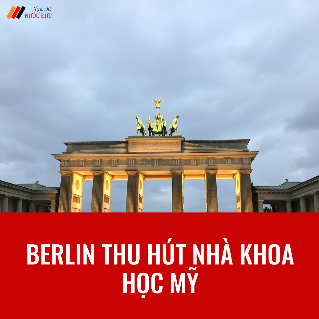Berlin thu hút nhà khoa học Mỹ