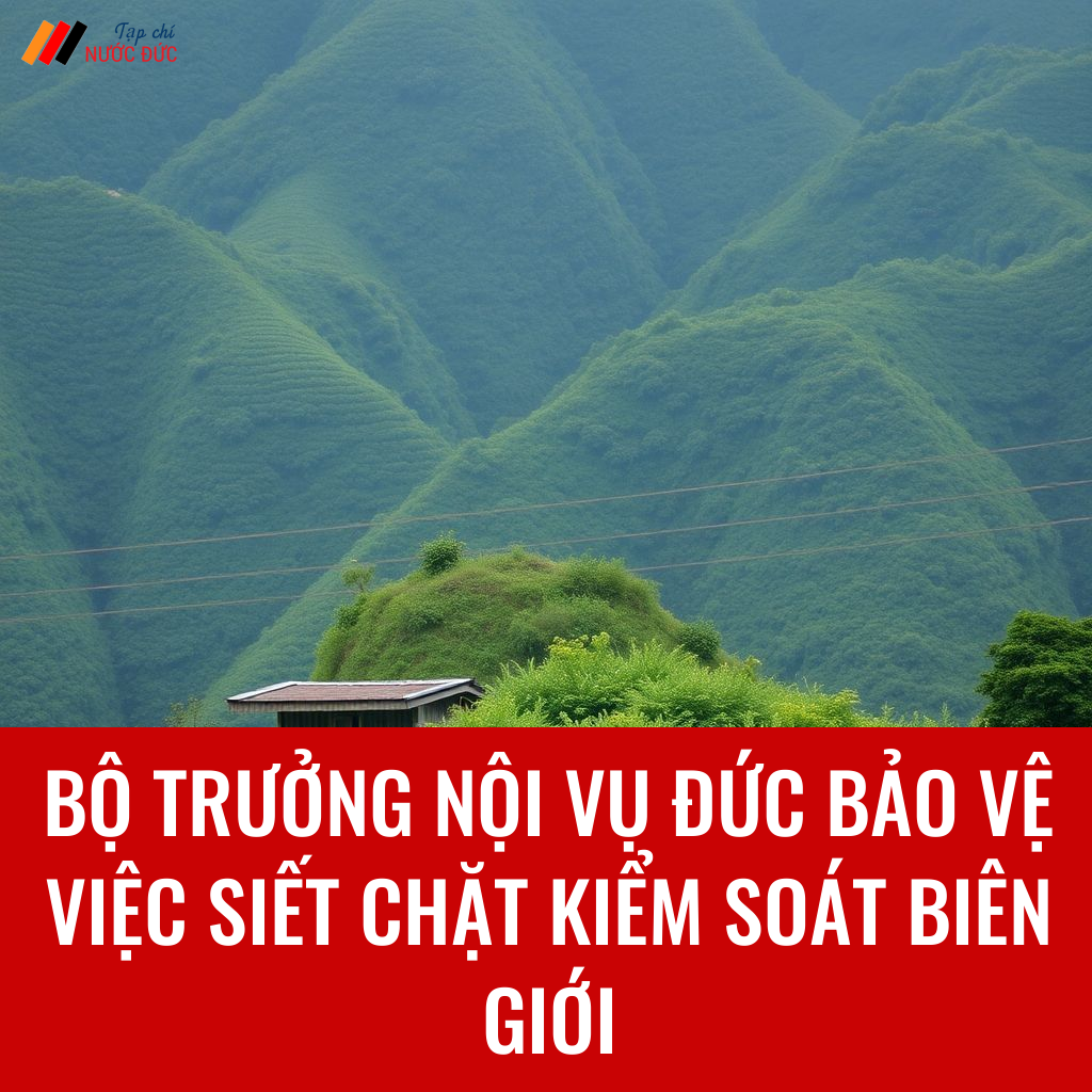 Bộ trưởng Nội vụ Đức bảo vệ việc siết chặt kiểm soát biên giới