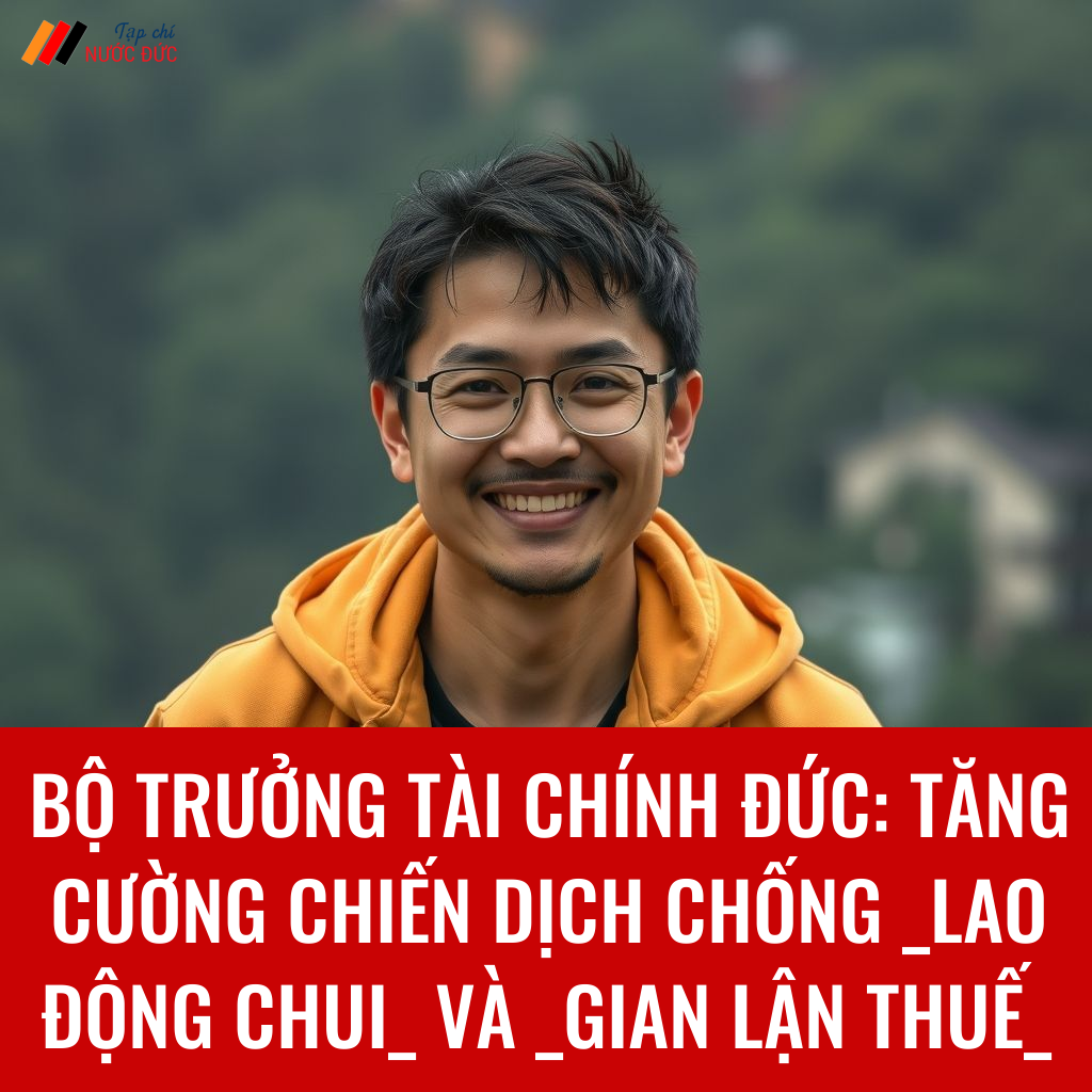Bộ trưởng Tài chính Đức: Tăng cường chiến dịch chống _lao động chui_ và _gian lận thuế_
