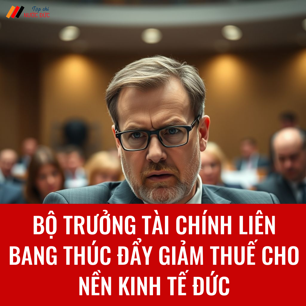 Bộ trưởng Tài chính Liên bang thúc đẩy giảm thuế cho nền kinh tế Đức