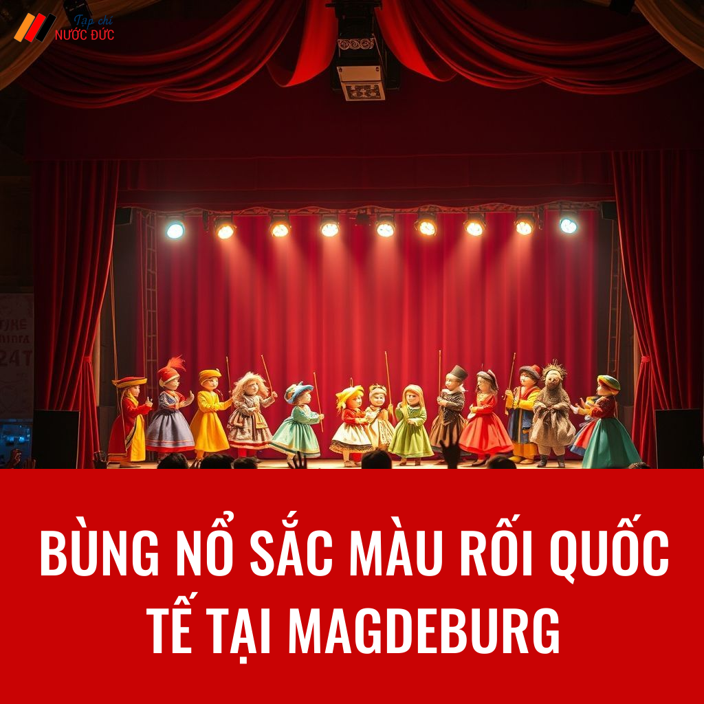Bùng nổ sắc màu rối quốc tế tại Magdeburg