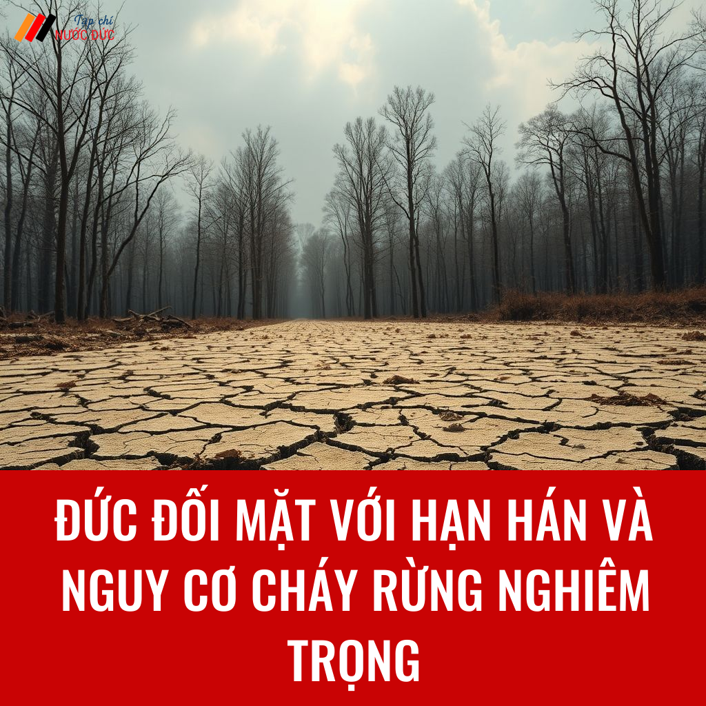 Đức đối mặt với hạn hán và nguy cơ cháy rừng nghiêm trọng