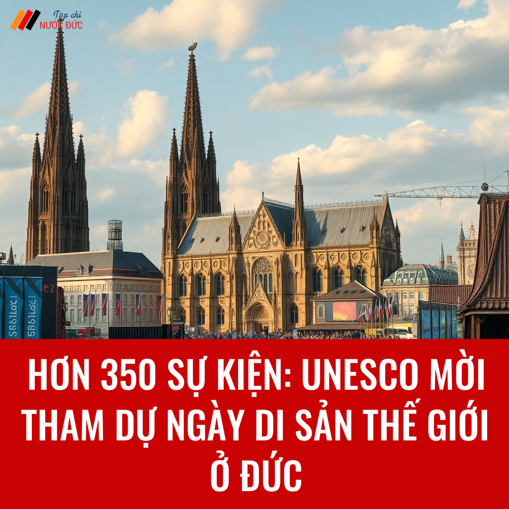 Hơn 350 sự kiện: Unesco mời tham dự Ngày Di sản Thế giới ở Đức
