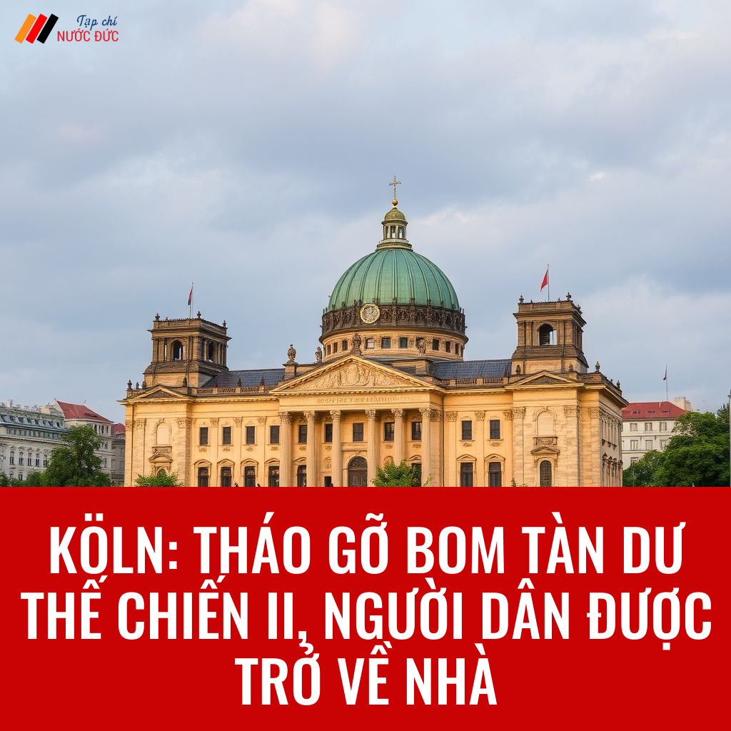 Köln: Tháo gỡ bom tàn dư Thế chiến II, người dân được trở về nhà