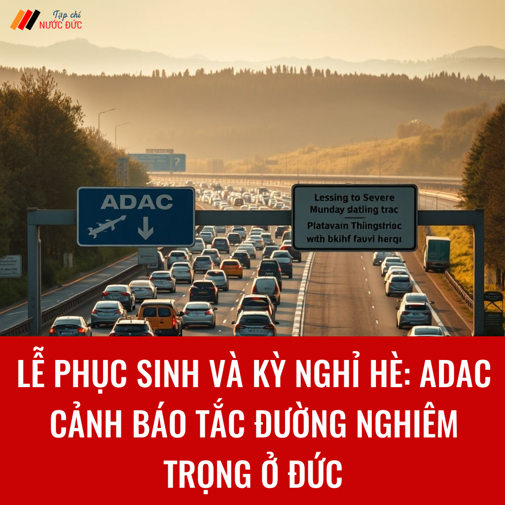 Lễ Phục Sinh và kỳ nghỉ hè: ADAC cảnh báo tắc đường nghiêm trọng ở Đức