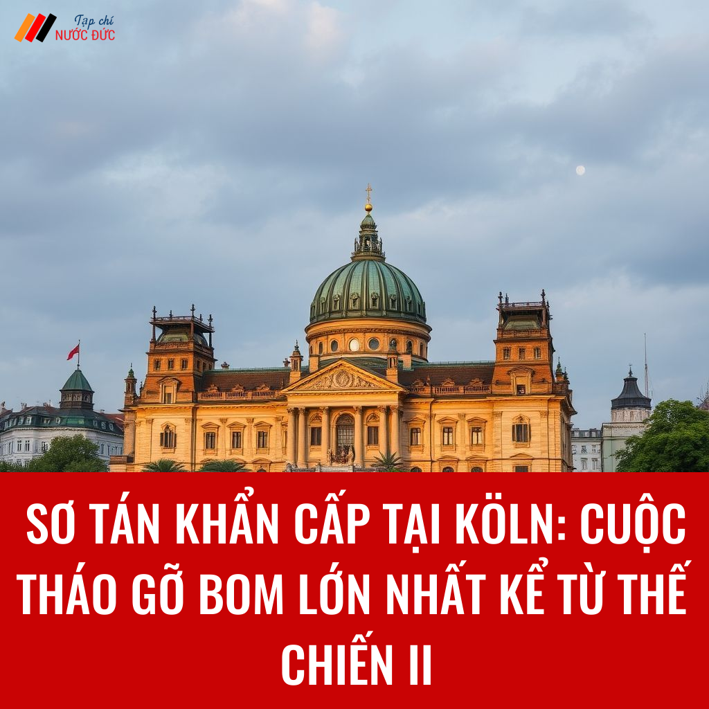 Sơ tán khẩn cấp tại Köln: Cuộc tháo gỡ bom lớn nhất kể từ Thế chiến II