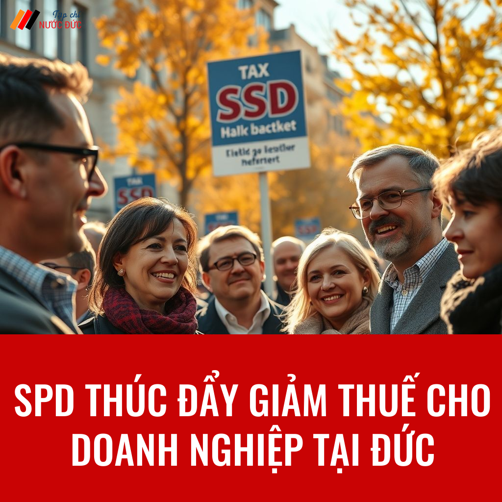 SPD thúc đẩy giảm thuế cho doanh nghiệp tại Đức
