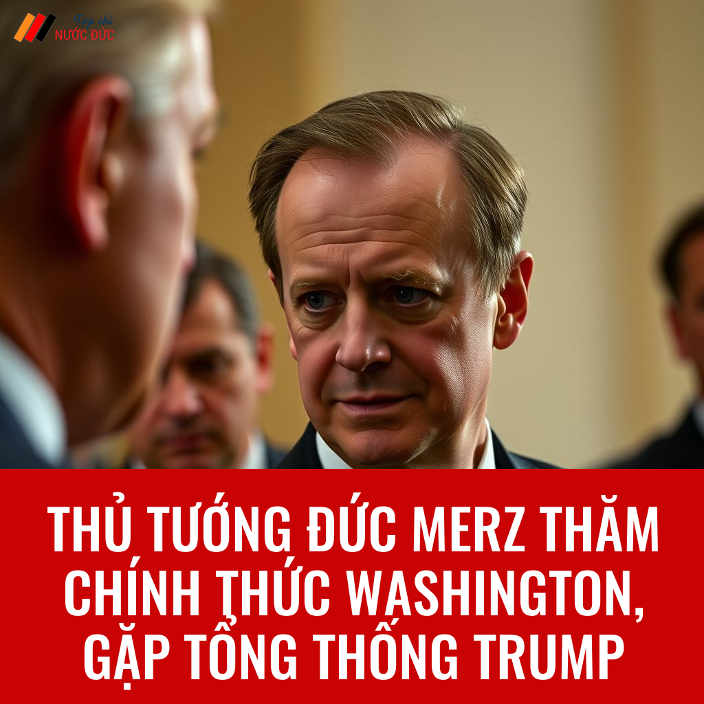 Thủ tướng Đức Merz thăm chính thức Washington, gặp Tổng thống Trump