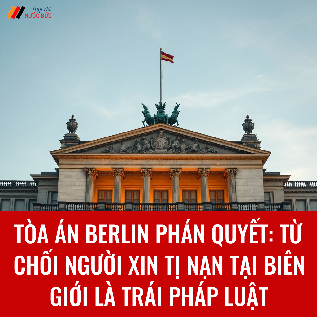 Tòa án Berlin phán quyết: Từ chối người xin tị nạn tại biên giới là trái pháp luật