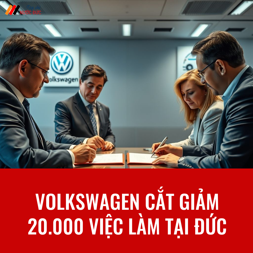 Volkswagen cắt giảm 20.000 việc làm tại Đức
