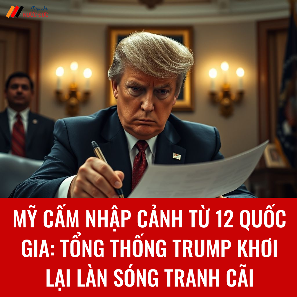 Mỹ cấm nhập cảnh từ 12 quốc gia: Tổng thống Trump khơi lại làn sóng tranh cãi