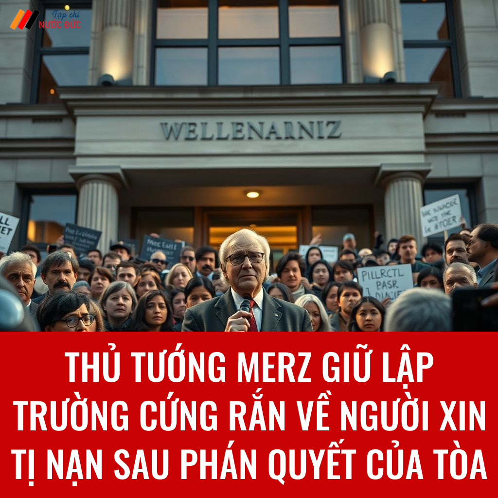 Thủ tướng Merz giữ lập trường cứng rắn về người xin tị nạn sau phán quyết của tòa