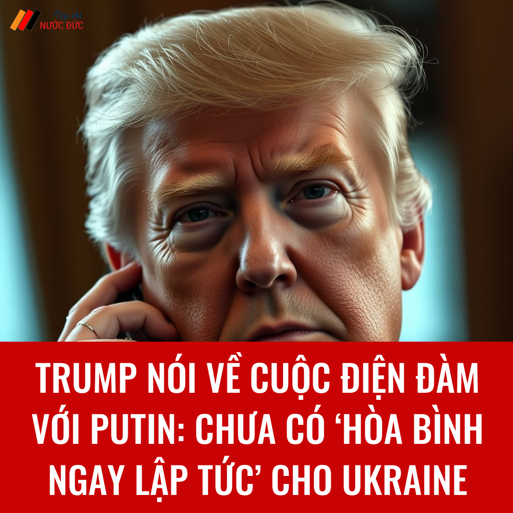 Trump nói về cuộc điện đàm với Putin: Chưa có ‘hòa bình ngay lập tức’ cho Ukraine