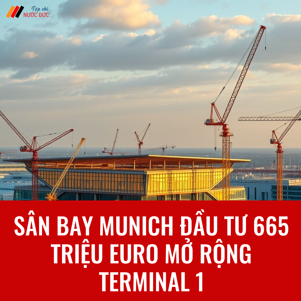 Sân bay Munich đầu tư 665 triệu euro mở rộng Terminal 1