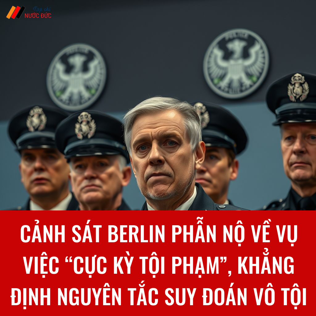 Cảnh sát Berlin phẫn nộ về vụ việc “cực kỳ tội phạm”, khẳng định nguyên tắc suy đoán vô tội