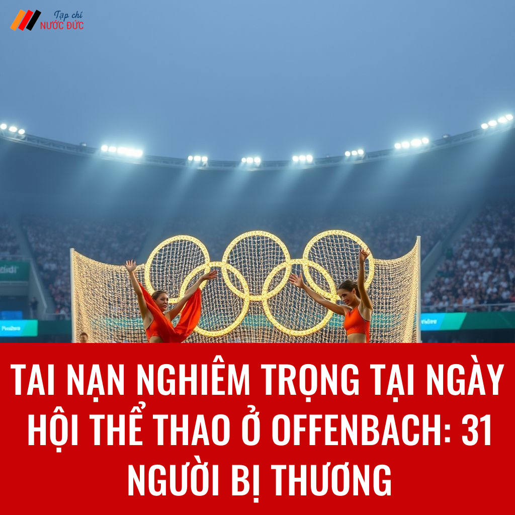 Tai nạn nghiêm trọng tại ngày hội thể thao ở Offenbach: 31 người bị thương