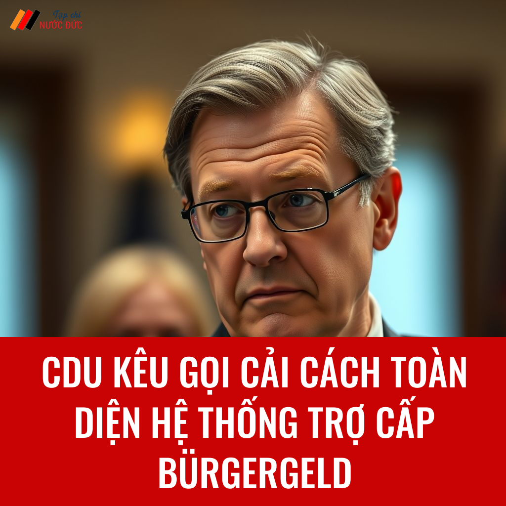 CDU kêu gọi cải cách toàn diện hệ thống trợ cấp Bürgergeld
