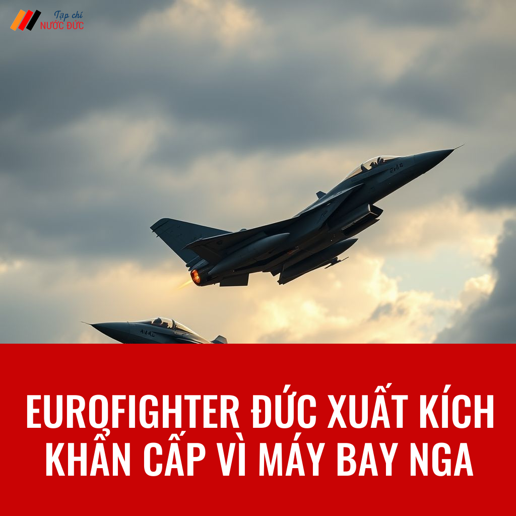 Eurofighter Đức xuất kích khẩn cấp vì máy bay Nga