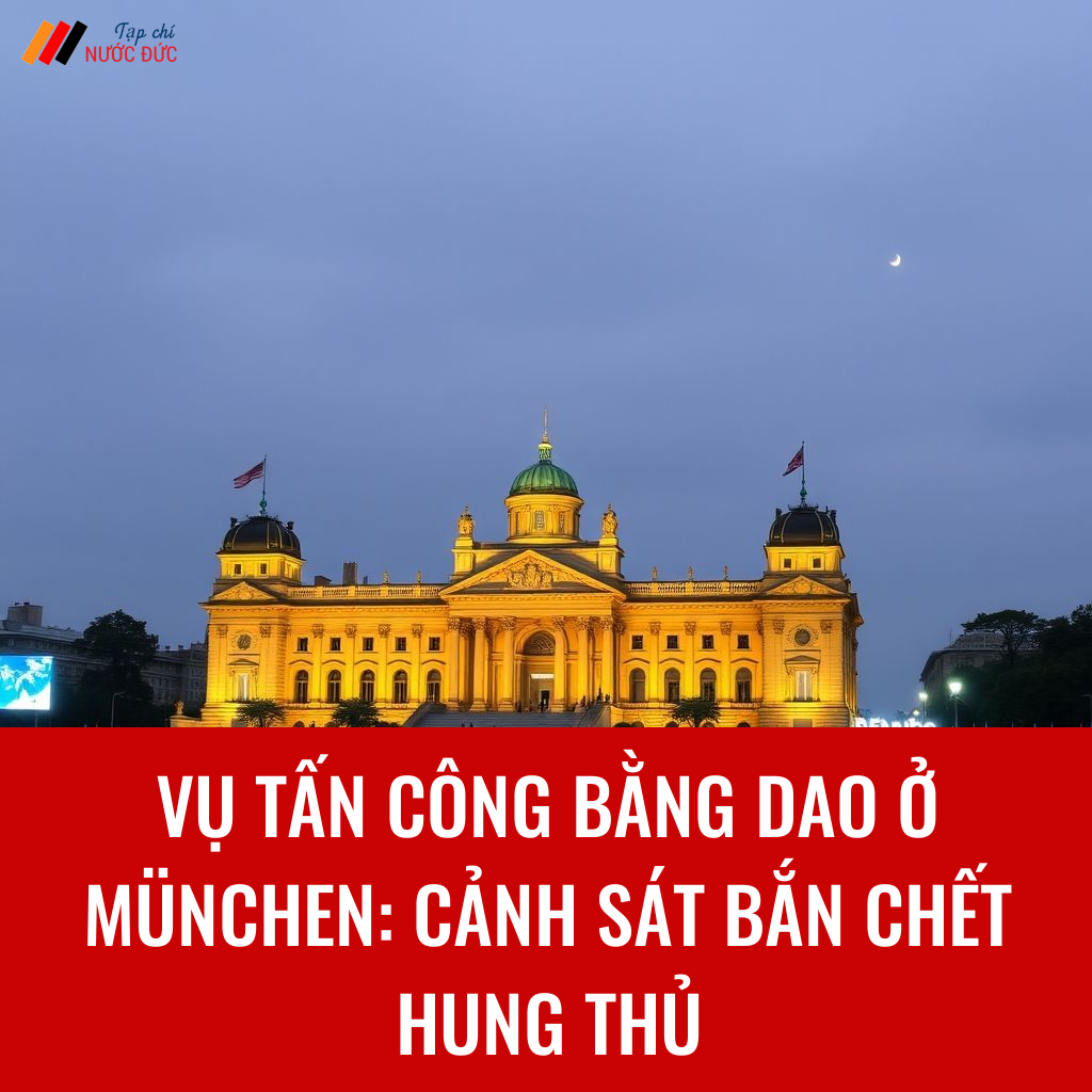 Vụ tấn công bằng dao ở München: Cảnh sát bắn chết hung thủ