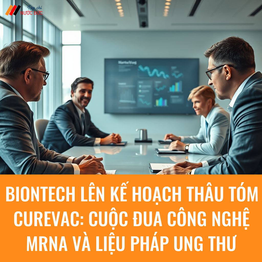 Biontech lên kế hoạch thâu tóm Curevac: cuộc đua công nghệ mRNA và liệu pháp ung thư